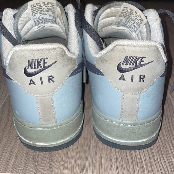 Nike AF1 07 Shadow Grey/White - Picture 6 of 8